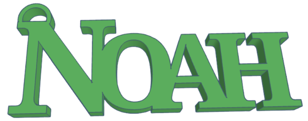 Tinkercad Name Tag Keychain – Step-by-Step Tutorial (PDF)